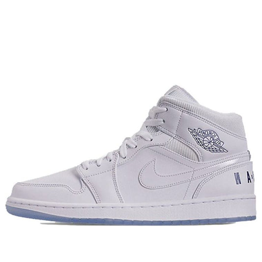 Air Jordan 1 Retro Mid 'White Concord'  BQ6578-100 Vintage Sportswear