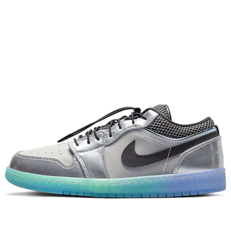 (WMNS) Air Jordan 1 Low SE 'Metallic Silver Gradient'  DJ5199-109 Iconic Trainers