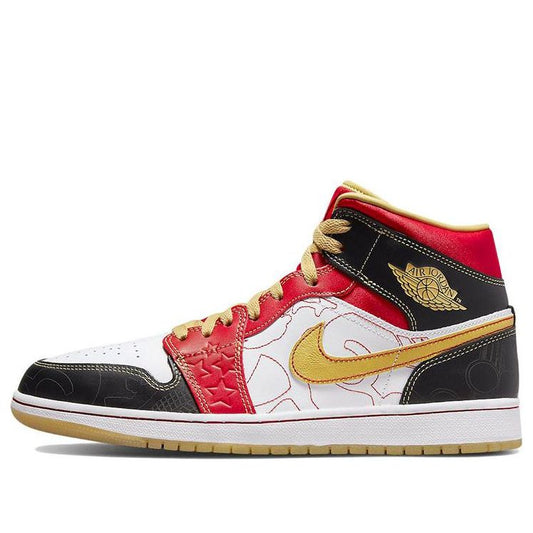 Air Jordan 1 Mid SE GC 'XQ 2022'  DV0576-176 Signature Shoe