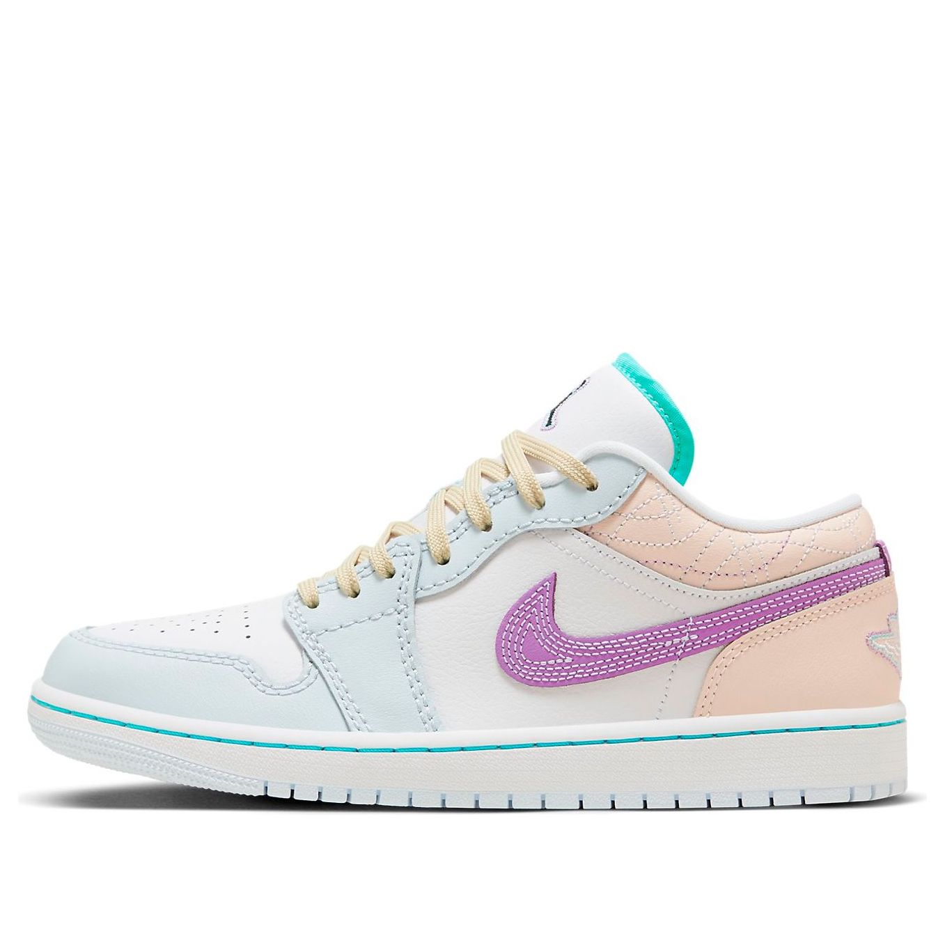 (WMNS) Air Jordan 1 Low 'Multi-Color Sashiko'  FV3623-151 Classic Sneakers