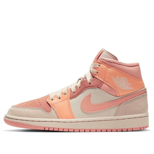 (WMNS) Air Jordan 1 Mid 'Apricot'  DH4270-800 Cultural Kicks