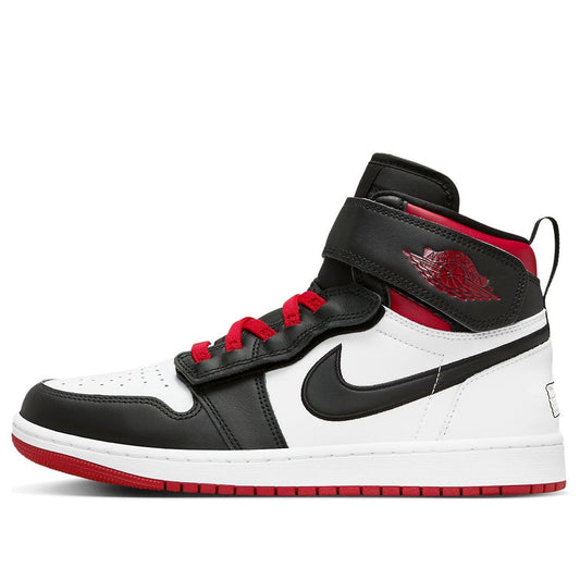 Air Jordan 1 HI Flyease 'Black Gym Red White'  CQ3835-106 Cultural Kicks