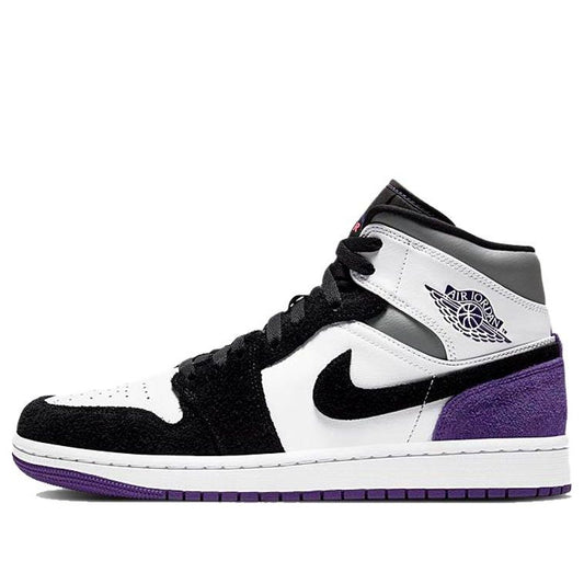 Air Jordan 1 Mid SE 'Varsity Purple'  852542-105 Iconic Trainers