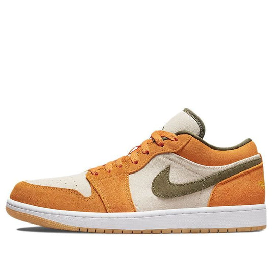 Air Jordan 1 Low SE 'Light Curry'  DH6931-102 Signature Shoe