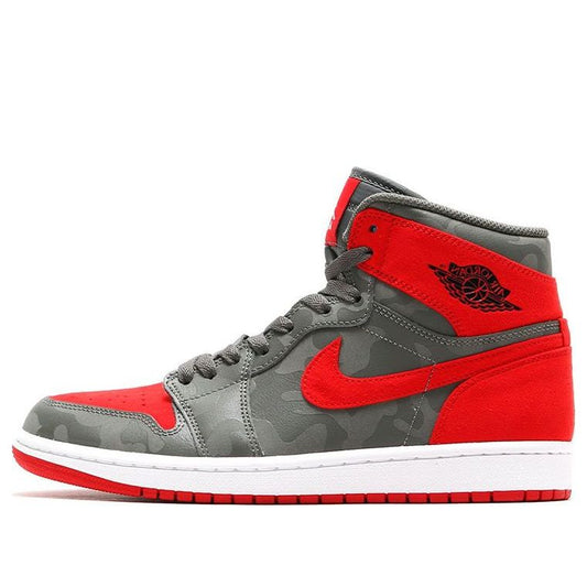 Air Jordan 1 Retro High Premium 'Red Camo'  AA3993-032 Epochal Sneaker