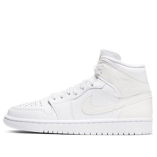 (WMNS) Air Jordan 1 Mid 'White Ivory'  BQ6472-112 Vintage Sportswear