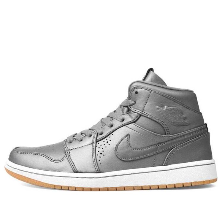 Air Jordan 1 Mid Nouveau 'Cool Grey'  629151-007 Classic Sneakers