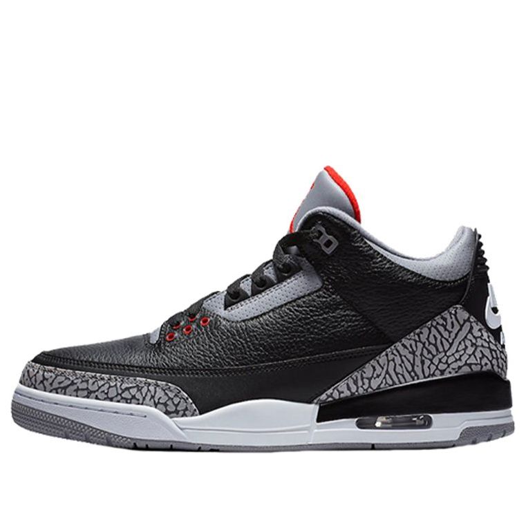 Air Jordan 3 Retro OG 'Black Cement' 2018  854262-001 Epochal Sneaker