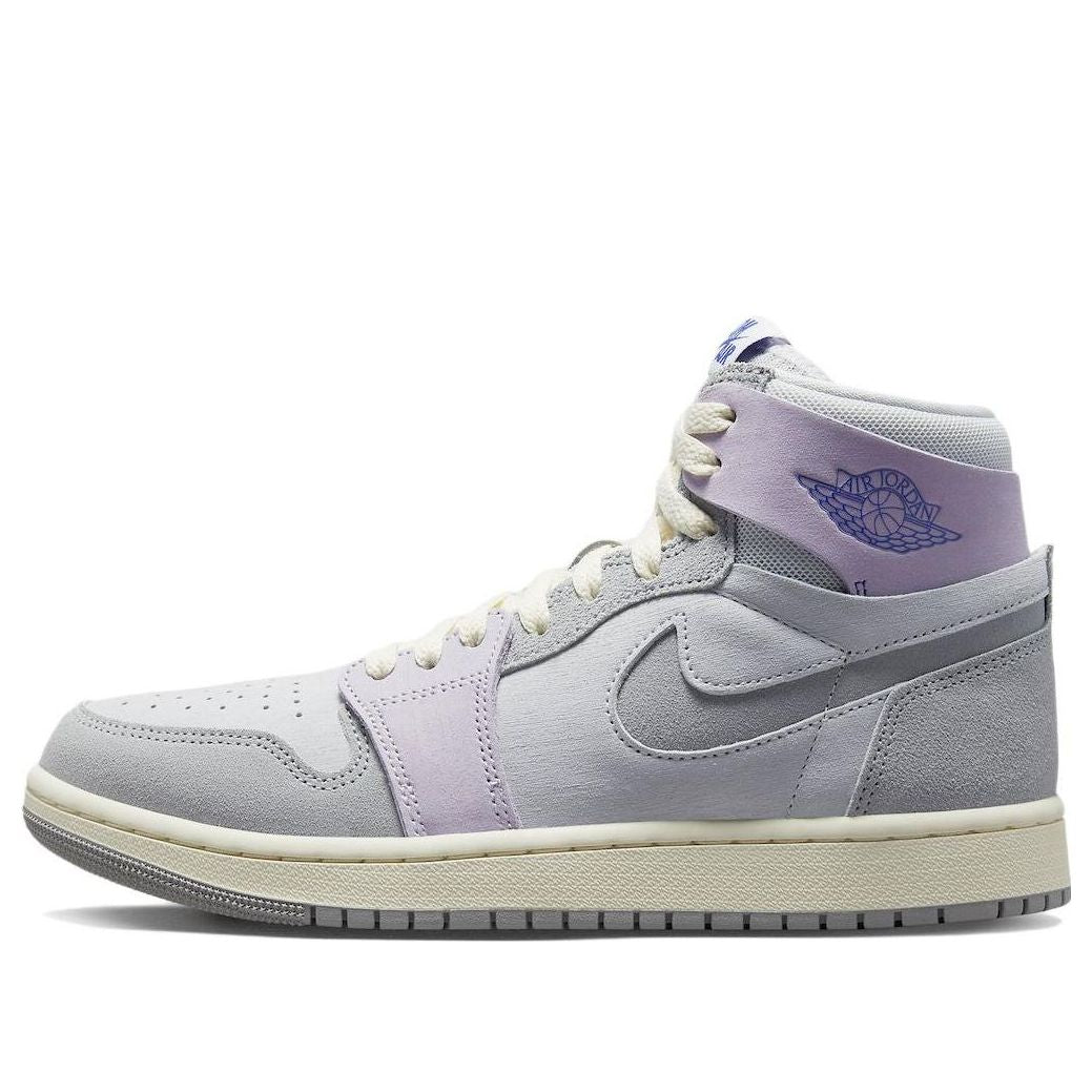 (WMNS)Air Jordan 1 Zoom CMFT 'Grey Purple'  DV1305-005 Cultural Kicks