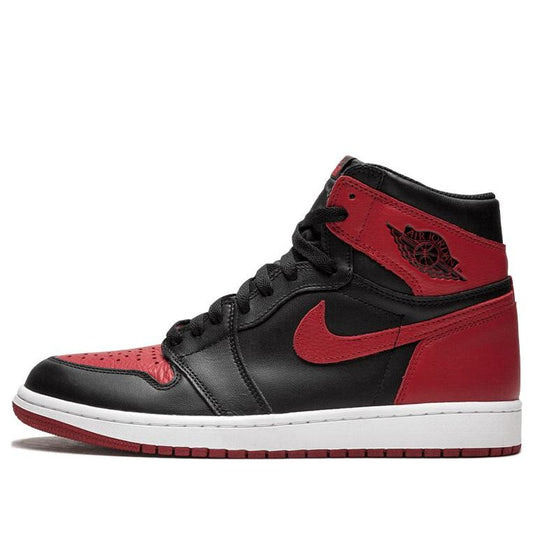 Air Jordan 1 Retro High OG 'Banned' 2016  555088-001 Signature Shoe