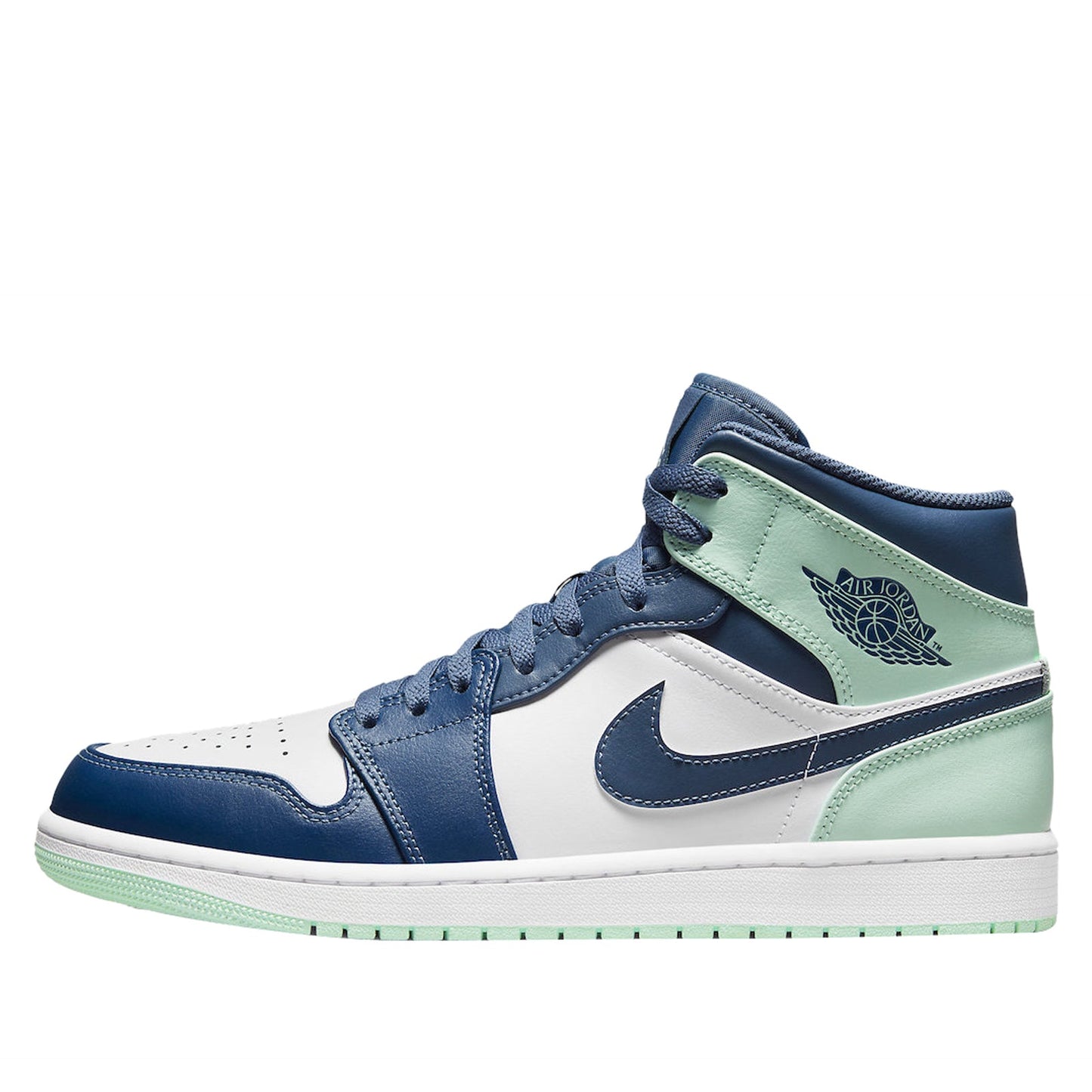 Air Jordan 1 Mid 'Blue Mint'  554724-413 Cultural Kicks